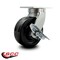 Service Caster 8'' Extra Heavy Duty Phenolic Wheel Swivel Caster with Brake CRAN-SCC-KP92S830-PHR-SLB - alternate 5